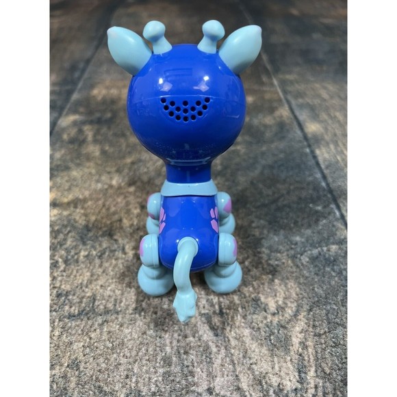 Zoomer Zups Interactive Giraffe With Lights & Sounds! Safari Pets Rafa! Blue! - Picture 4 of 13